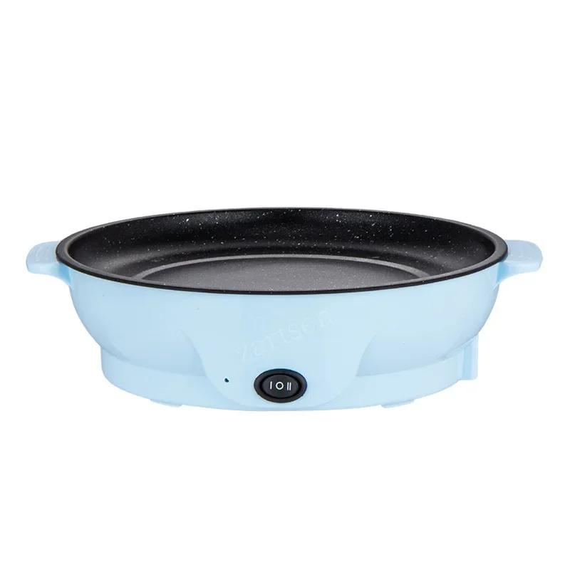 220 В многофункциональная электрическая сковорода Сковорода не липкая гриль для