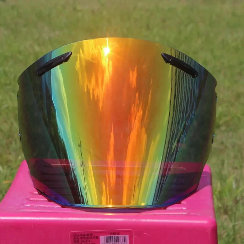 

Motorcycle Half Helmet Visor Fitting For Arai Motorbike Helmets Lens Transparent Black Rainbow Color choose,Capacete