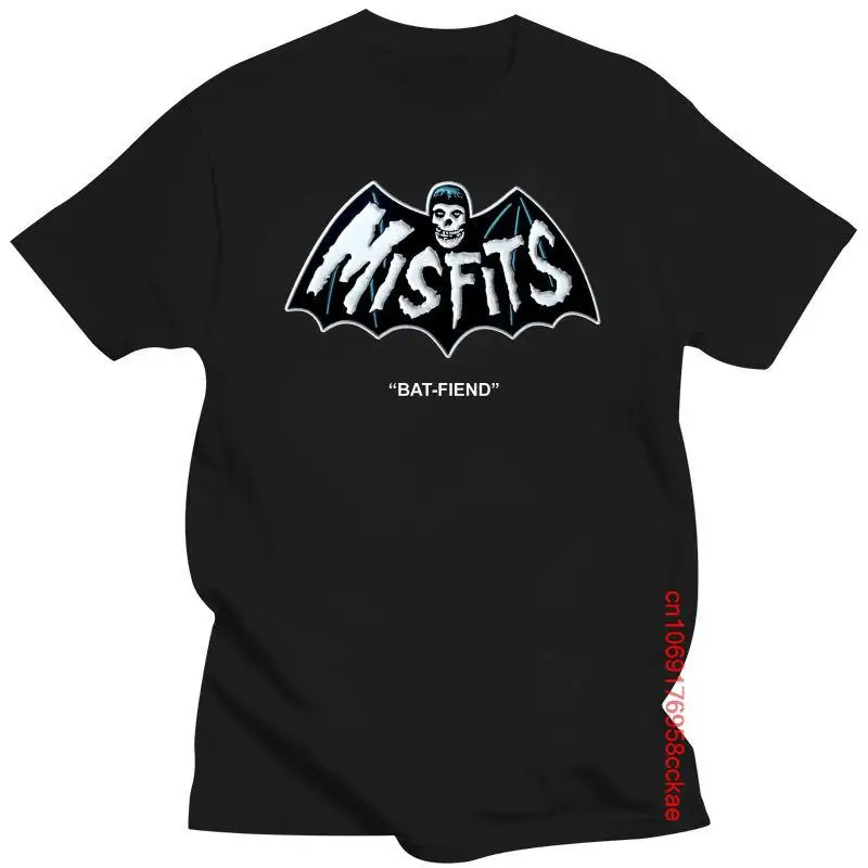 

New Misfits Punk Rock Band Bat-Fiend Bat Logo MenS T-Shirt Size S To 2Xl Stylish Custom Tee Shirt