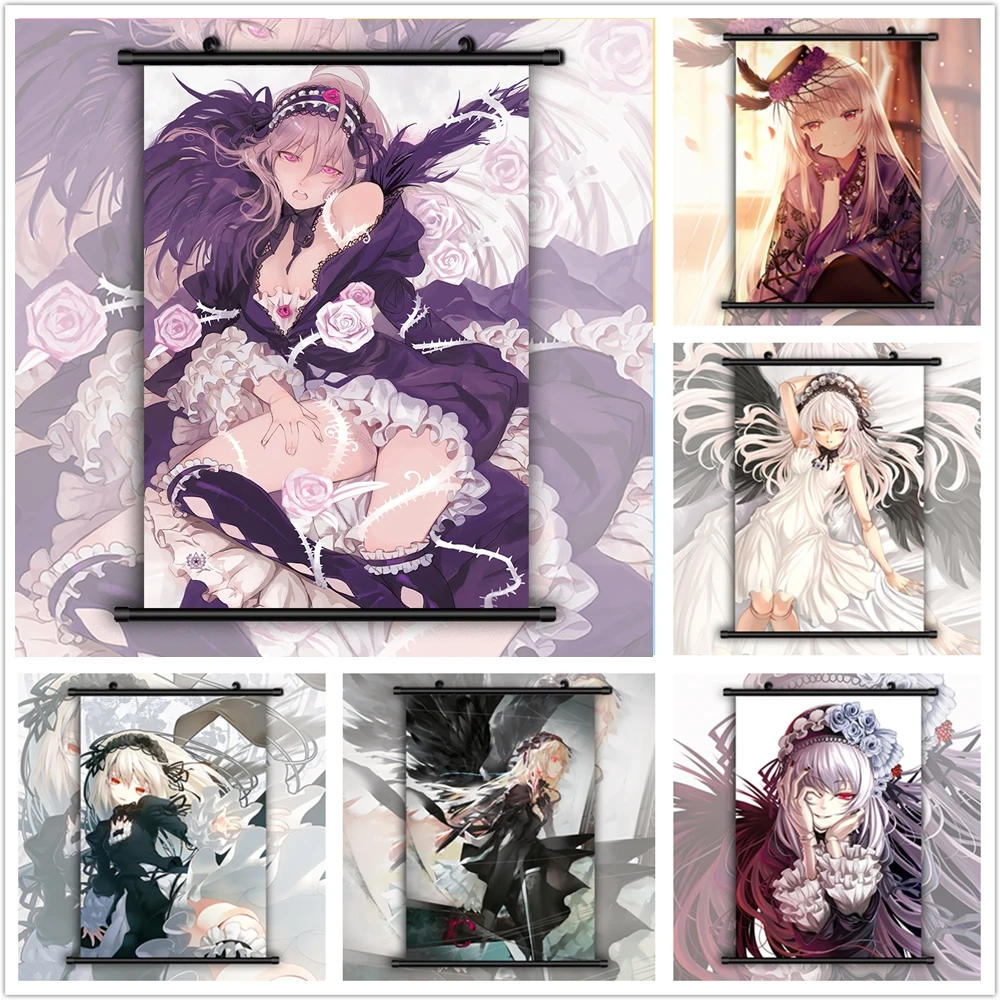 Набор для алмазной вышивки «сделай сам», аниме Набор для вышивки крестиком Rozen Maiden Suigintou, полноформатная мозаика, домашний декор, рождественский подарок