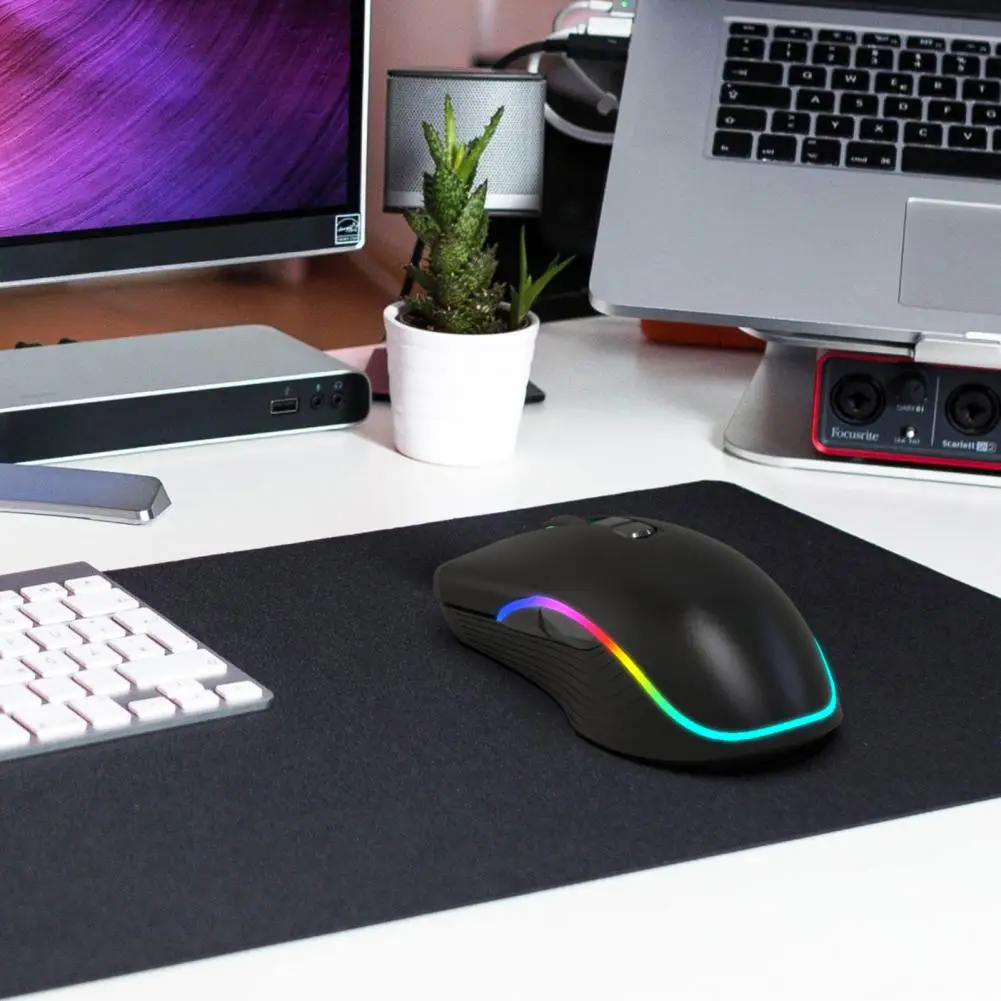 

Practical Gaming Mouse Long Service Life Wireless Mouse DPI Adjustable Working