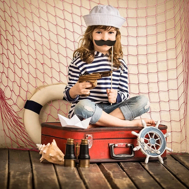 Украшения из рыболовной сети для пиратской вечеринки 39 4x78 7 дюйма декоративная