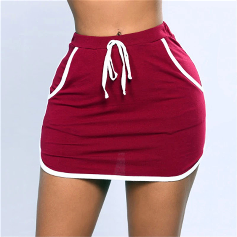 

New Mini Skirts Summer Sexy Girls Skirts Casual Package Hip Women Red Black Cute Micro Mini Skirt S-XXL Free Shipping