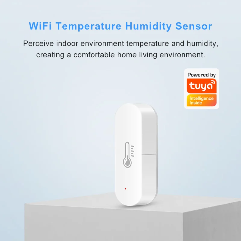

Умный Wi-Fi датчик температуры и влажности Tuya ZigBee 3,0, работает с приложением Alexa Google Home Smart Life