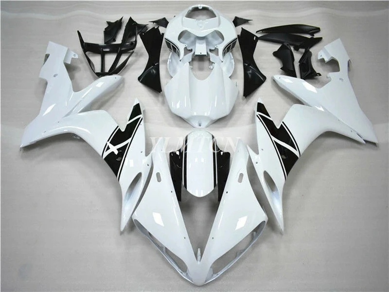 

Injection Mold New ABS Motorcycle Full Fairings Kit Fit for YAMAHA YZF- R1 2004 2005 2006 04 05 06 Bodywork Set White Black