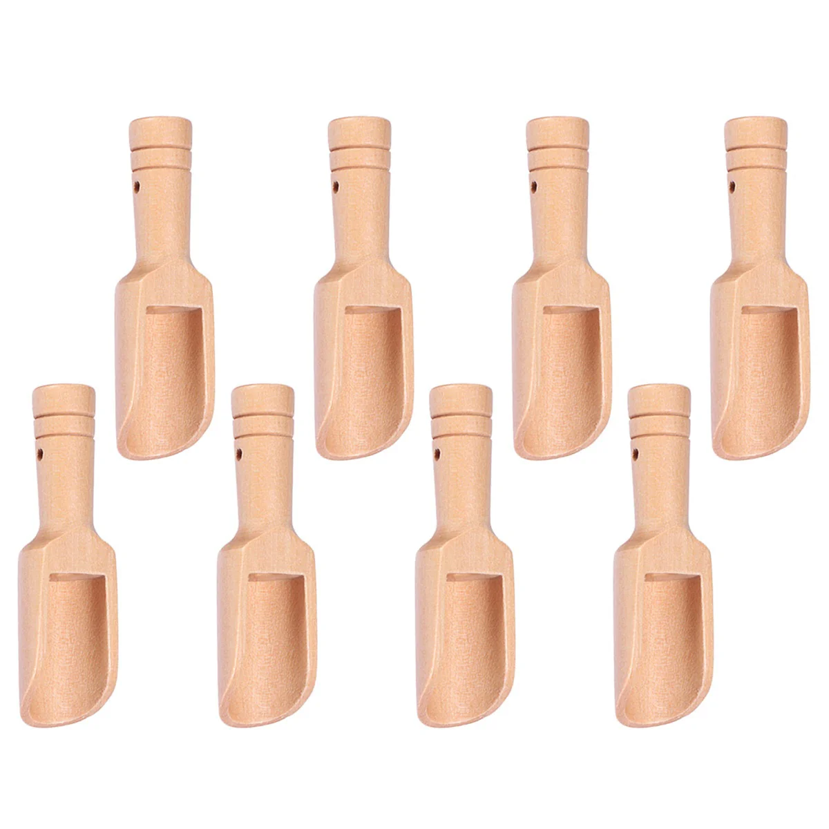 

Wooden Scoop Scoopsminispoons Tea Canisters Spoon Bath Salts Jars Salt Teaware Accessoriesscooper Containers Candy Wood Teaspoon