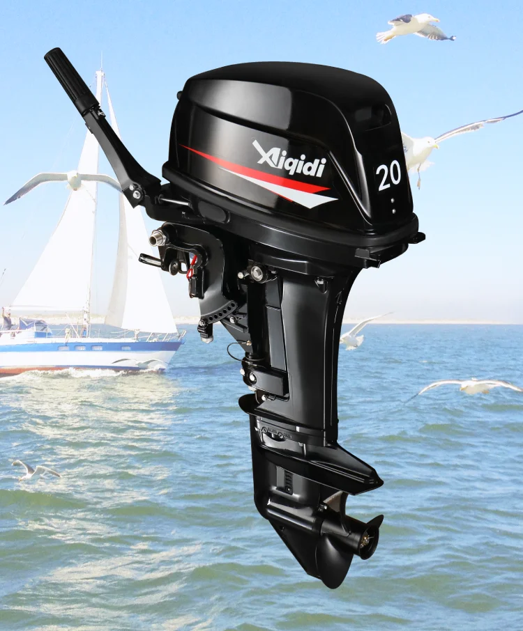 Двигатель fuerouta De 2 Tiempos AIQIDI 20 HP 326 Cc 14 7 кВт с регулируемой манией для Yate