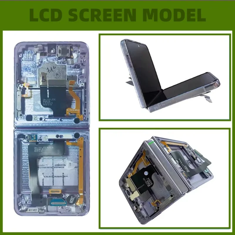 Фото 6,7-дюймовый AMOLED-дисплей для Samsung Z Flip 4 5G LCD SM-F721, сборка экрана для Samsung Z Flip 4 LCD F721 F721B F721N, замена №3