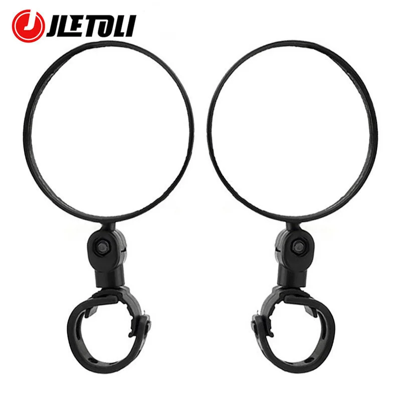 

JLETOLI Adjustable 360 Degree Bike Mirror Bicycle Rear View Mirror MTB Handlebar Rear Round Convex Mirror Cycling Accessories