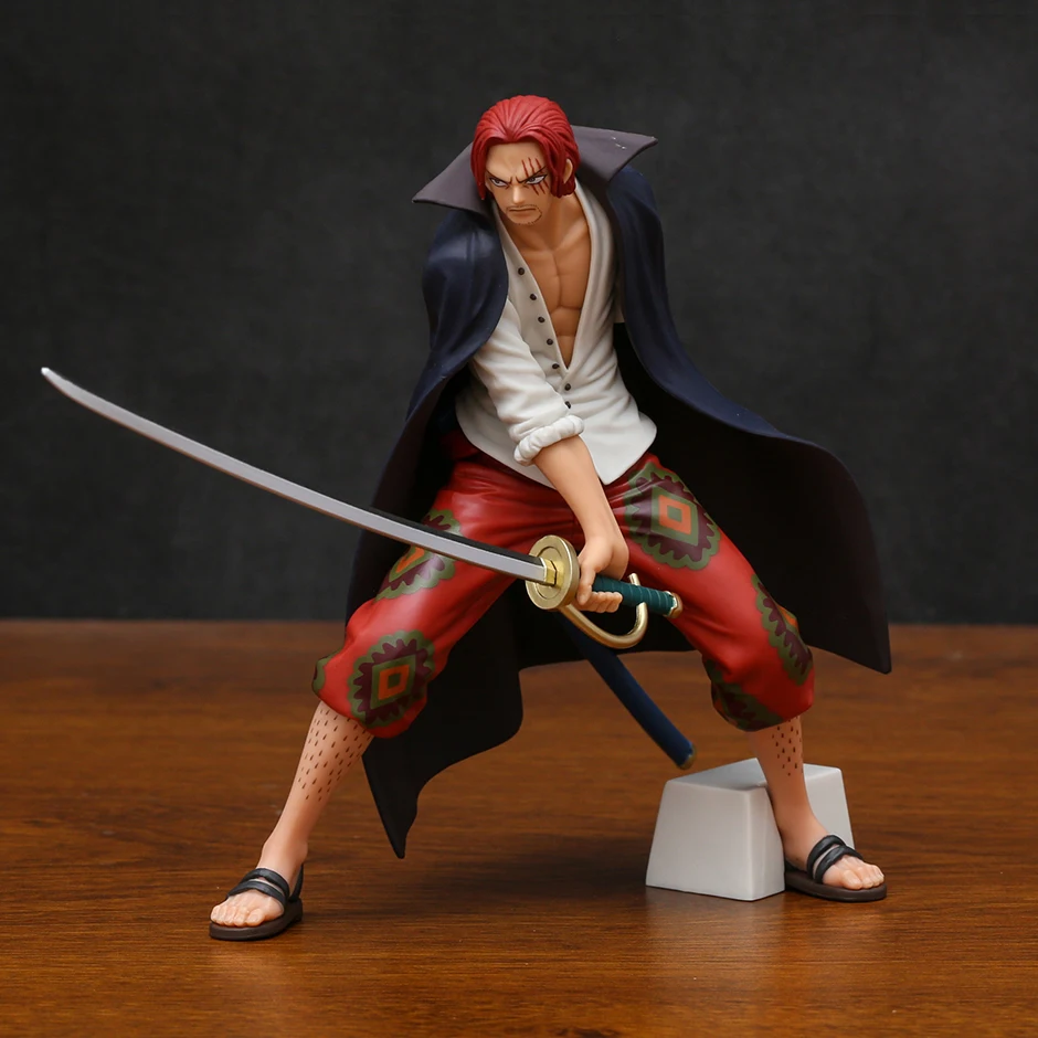 

ONE PIECE FILM RED Shanks DXF Posing Figure PVC Collection Model Toy Doll Brinquedos