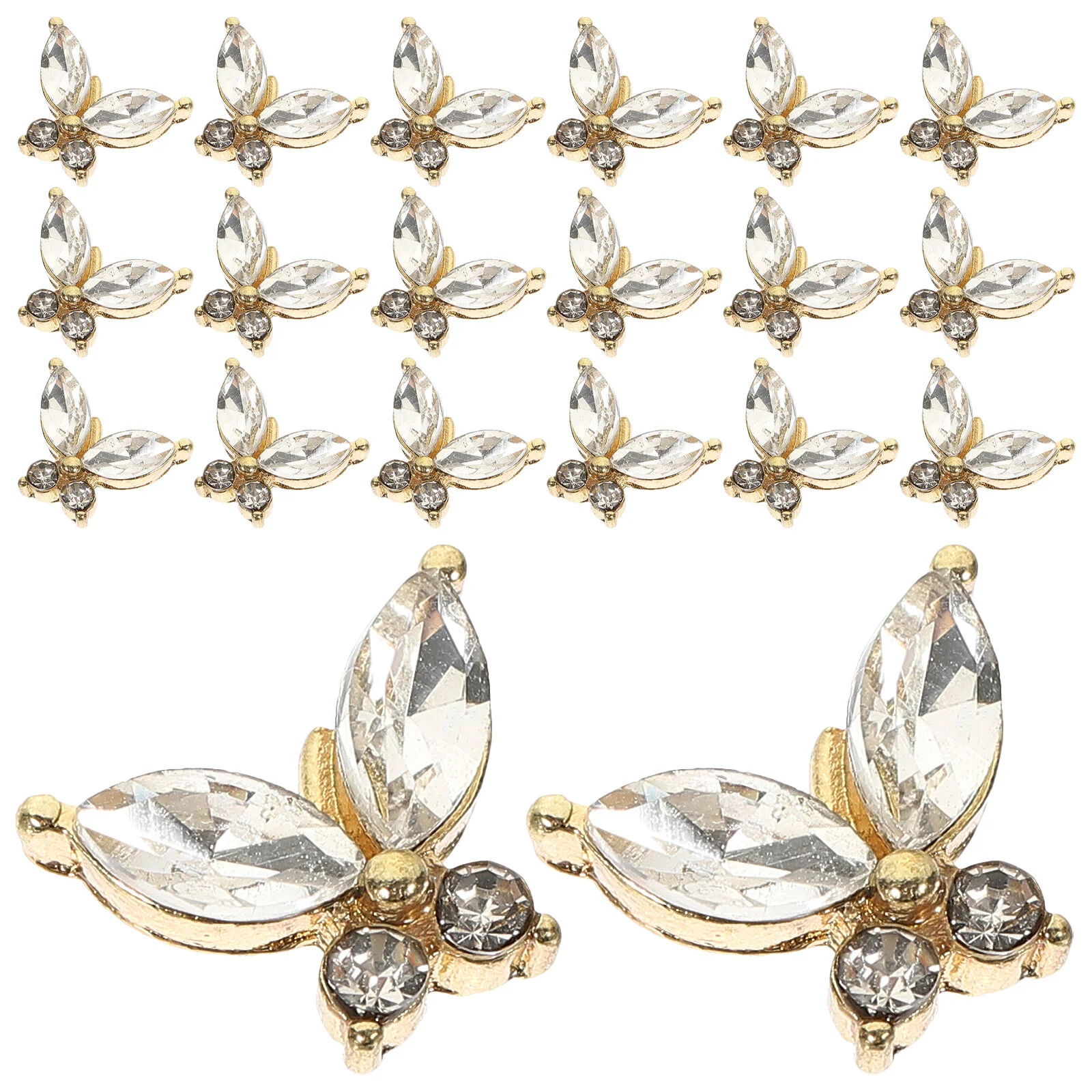 

Small Nail Cute Charms Gems Decoration Women Manicure Supplies Decors Christmas Nails