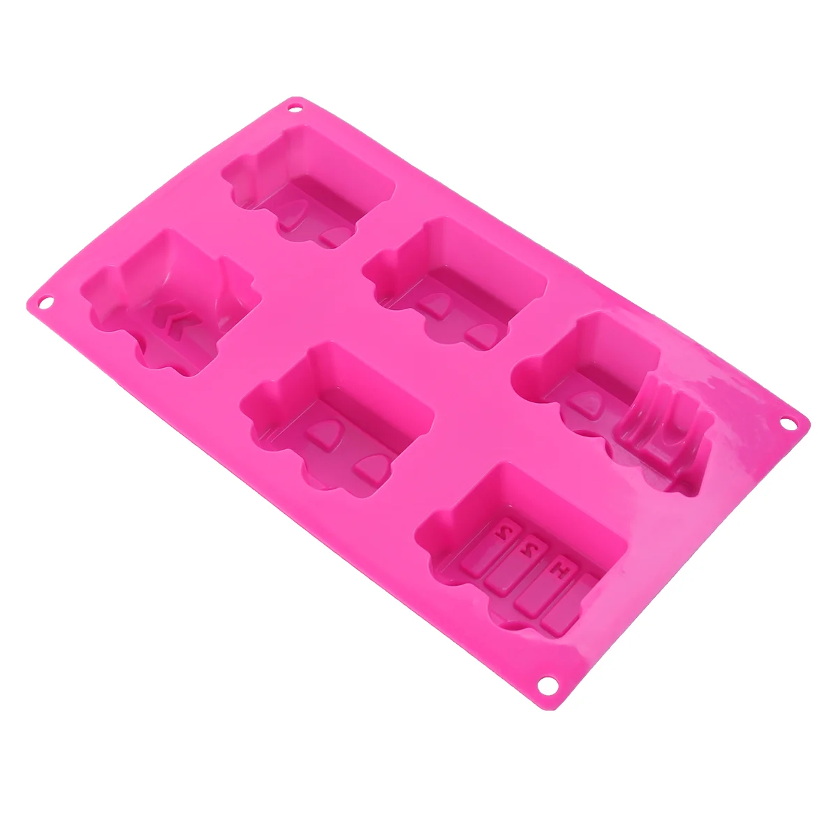 

Safe Non-Stick Reusable 6 Cavity Chocolate for Bakery Kitchen Home