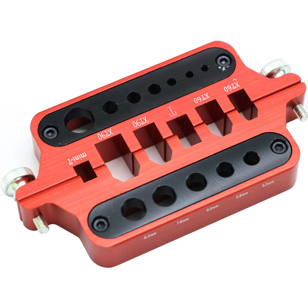 

Universal Aluminum Alloy Thermal-protective Soldering Station DIY Tool For XT60 XT90 Deans Banana Plug Connector