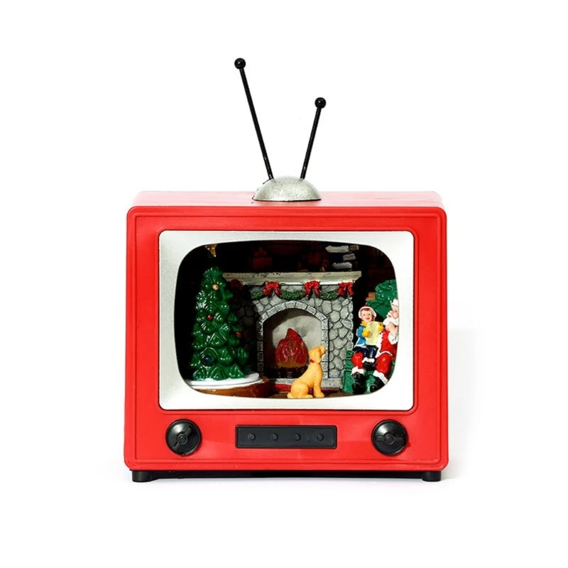 

Music Box with Animated Snowman Christmas Tabletop Decor LED Lights