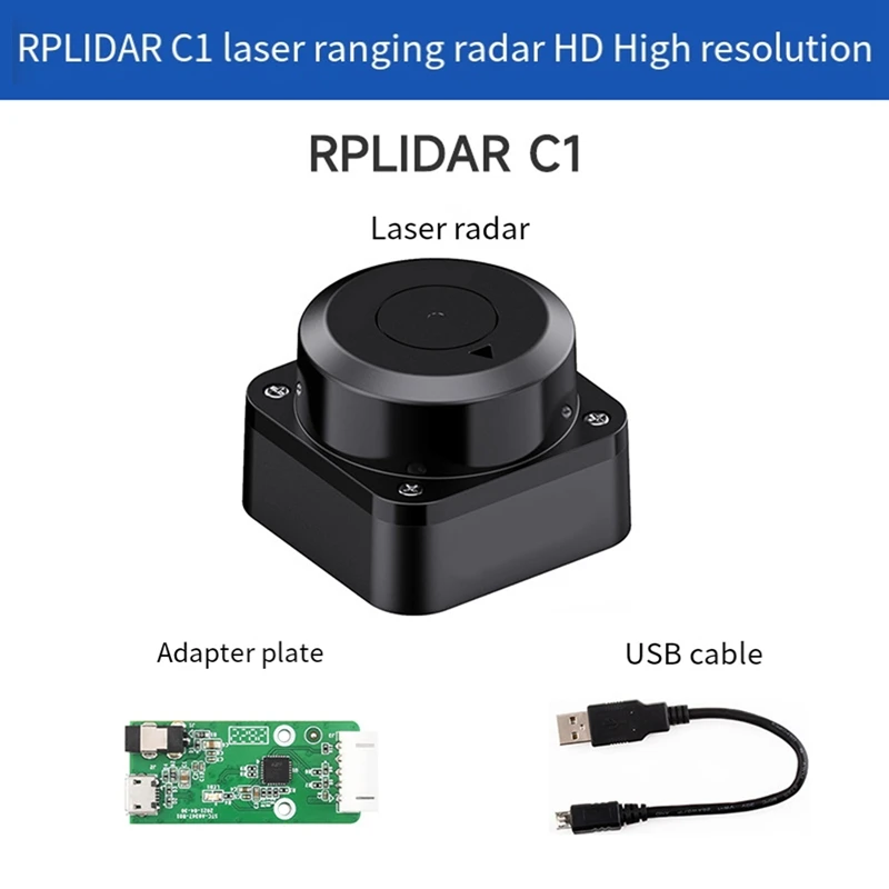 Для радарного датчика RPLIDAR C1 360° ° Модуль сканирования дальности 12 мм для