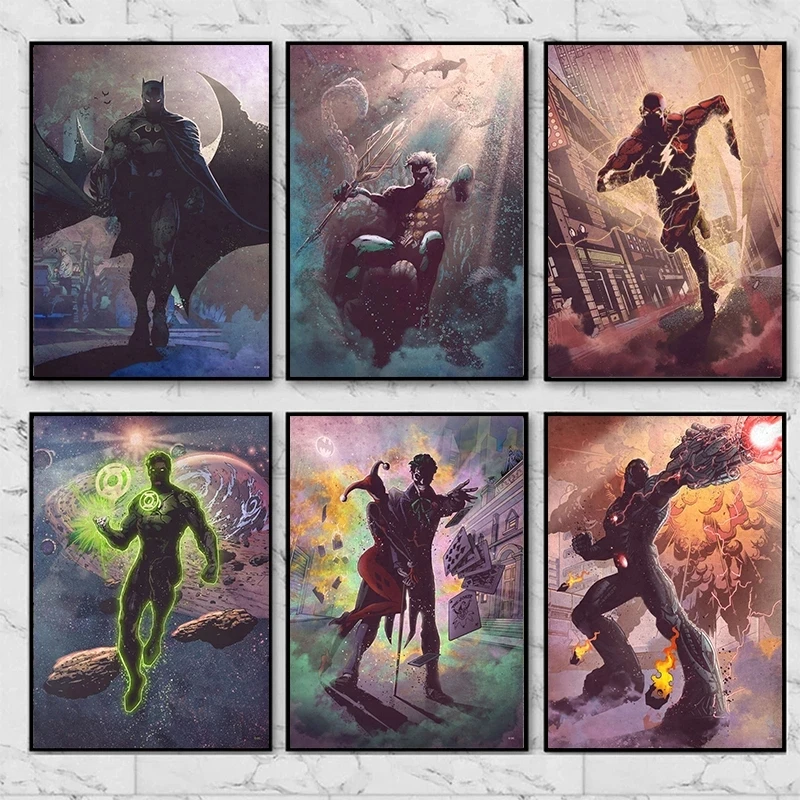 

Marvel Avengers Canvas Painting Superhero Catwoman Posters Prints Mural Home Decor Picture Wall Art Children's Room Decoration