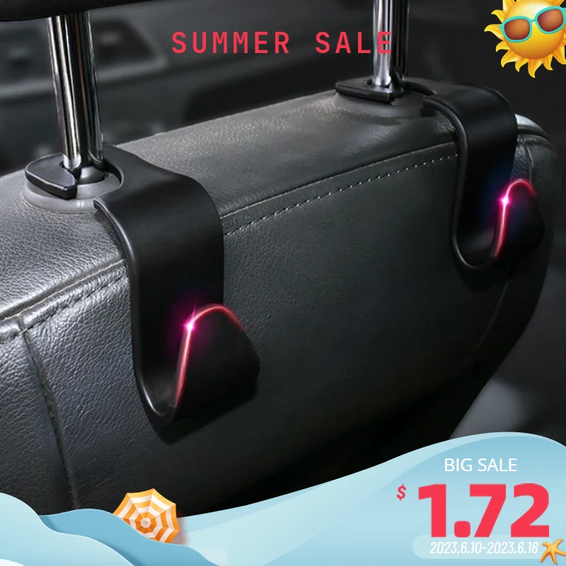 

Special Offer Car Hook Seat Back Multi-functional Items Hidden Headrest Seat Back Storage Safe Driving