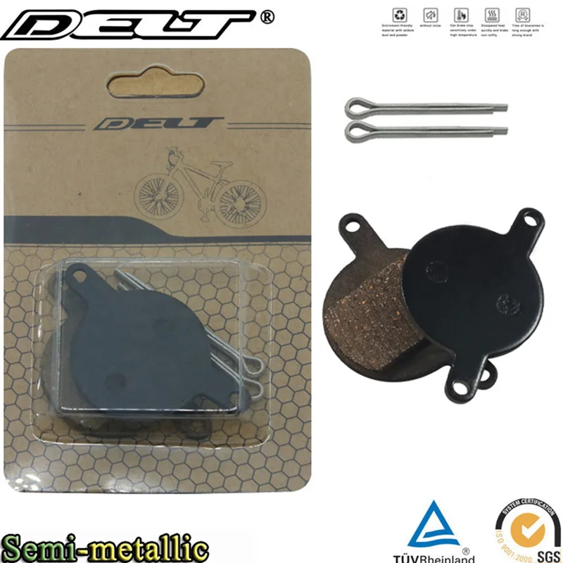 

4 Pairs Semi-metallic MTB Mountain E-BIKE Bicycle Disc Brake Pads For Magura Julie Mechanical Hydraulic Accessories