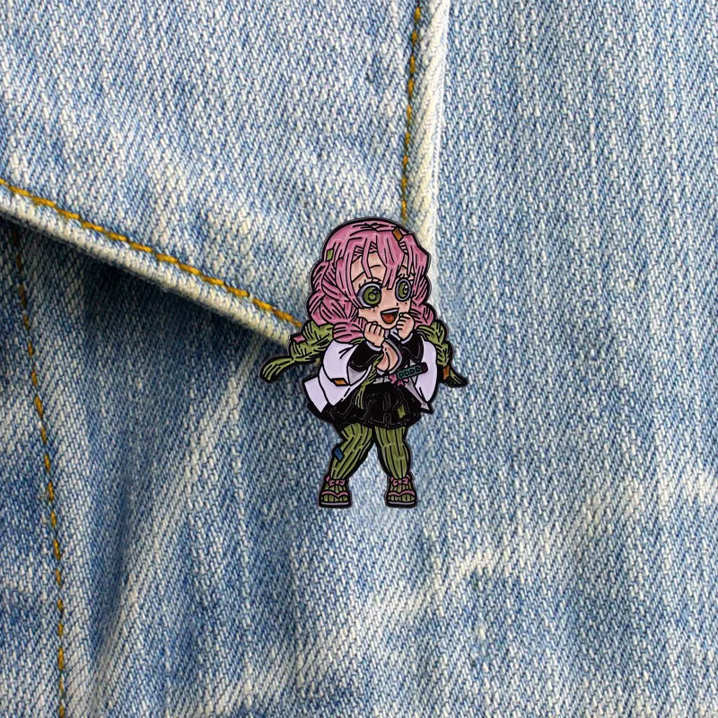 Эмалированная брошь Tanjirou Nezuko Zenitsu Inosuke Giyuu на лацкан подарок для фанатов