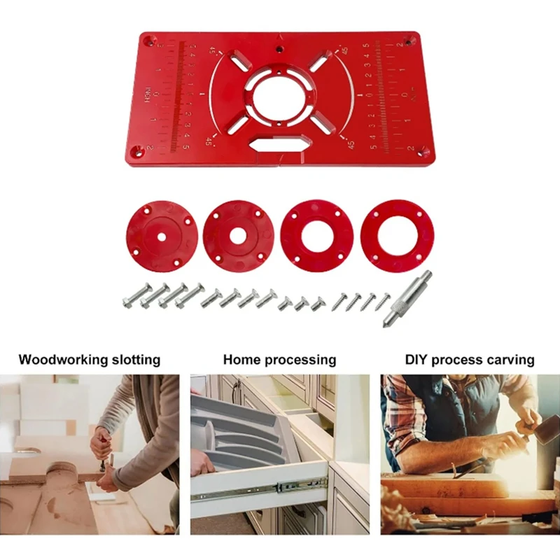 Фрезерный стол вставная пластина деревообрабатывающий станок настольная пила