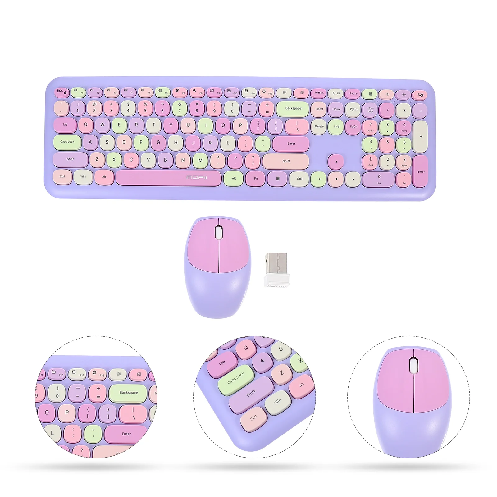 

Keyboardwirelesslaptop Usb Computer Desktop Wirelesss Pcquiet Combo Controller Keyboards Gaming Office School Supplies