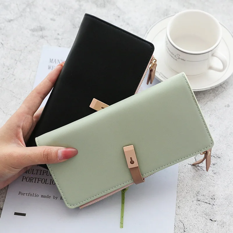 

Long Women Wallet Female Purses Tassel Coin Purse Card Holder Wallets PU Leather Clutch Money Bag Purses Card Holder Carteira