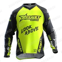 assault bike wear downhill mountain bike clothing mtb jersey moto jersey bicycle tshirt dh cycling jersey offroad motocross gear
