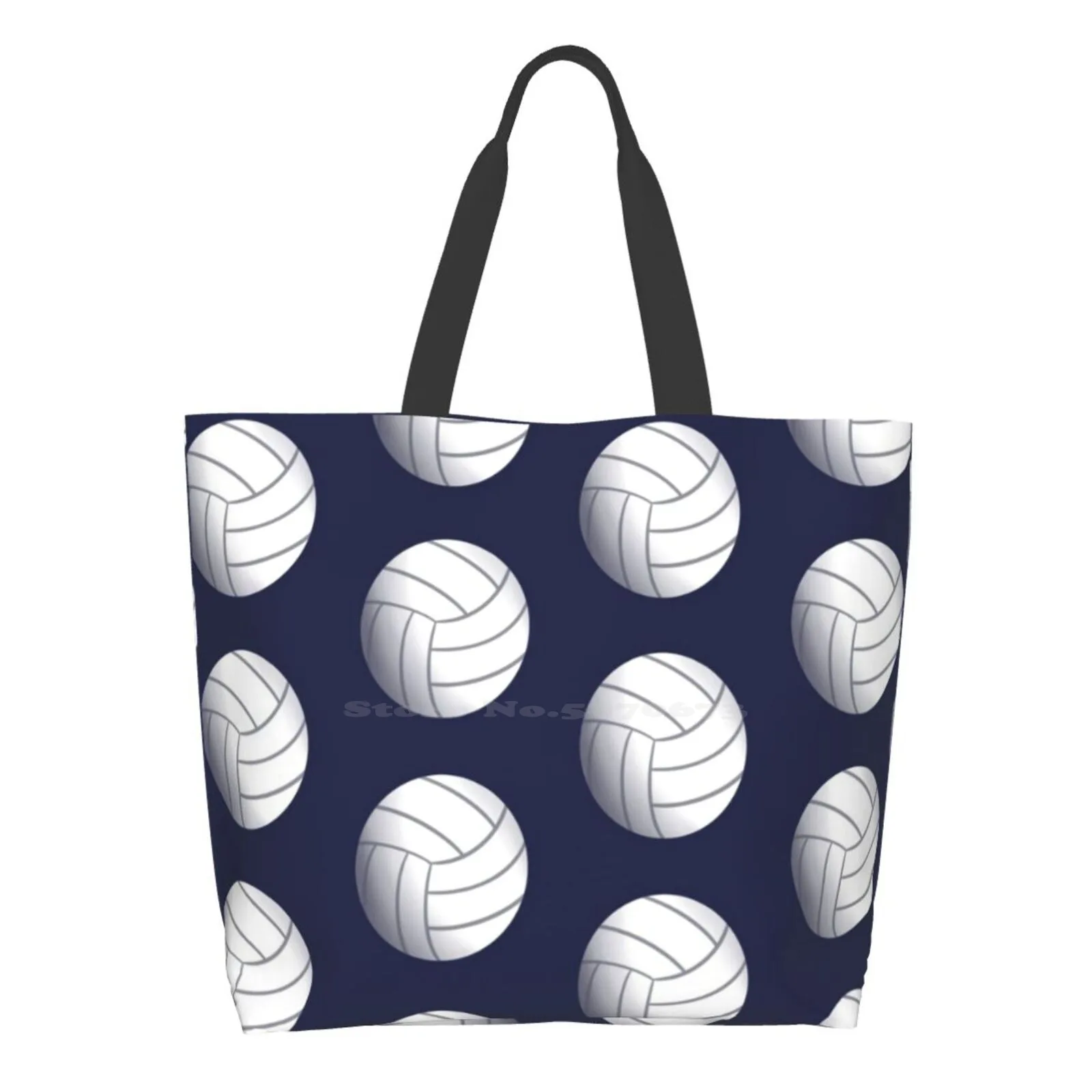 

Volleyball Reusable Shopping Bag Tote Large Size Carlikazoo Carli Mano Volleyball Volleyballs Sport Sports Athletic Athletics