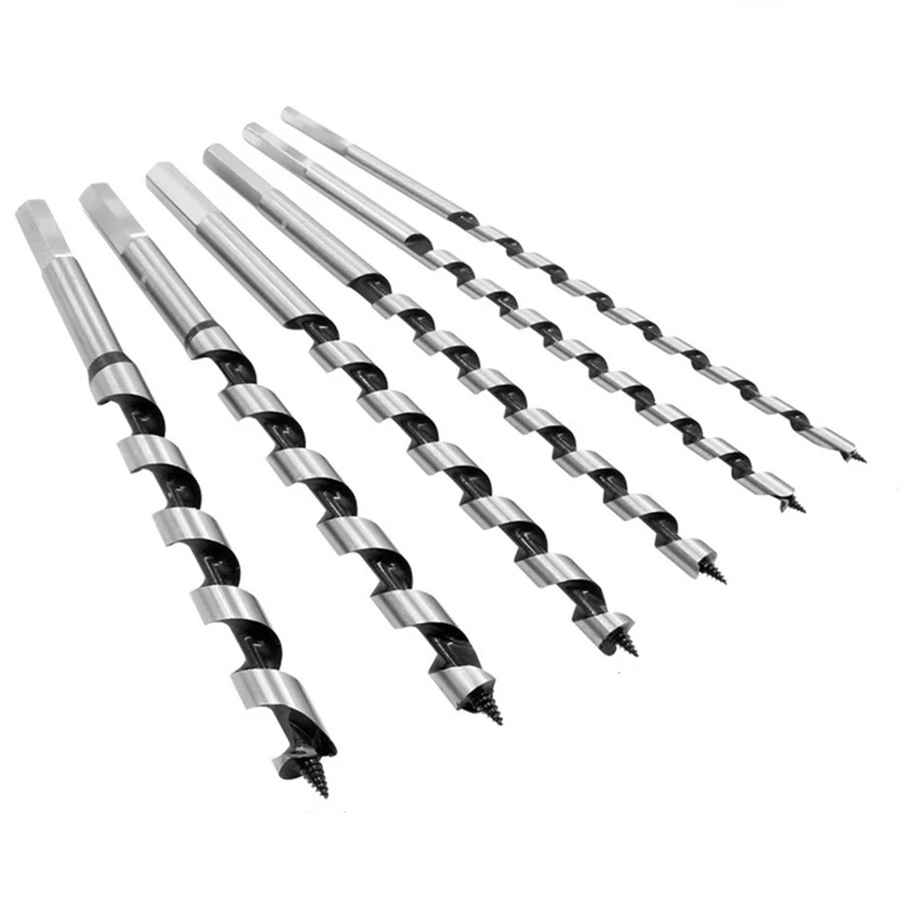 

1pc 230mm Long Woodworking Center Auger Drill Bit Hex Shank For Wood And Metal Drilling Tools 6-25mm Building/Engineering Using