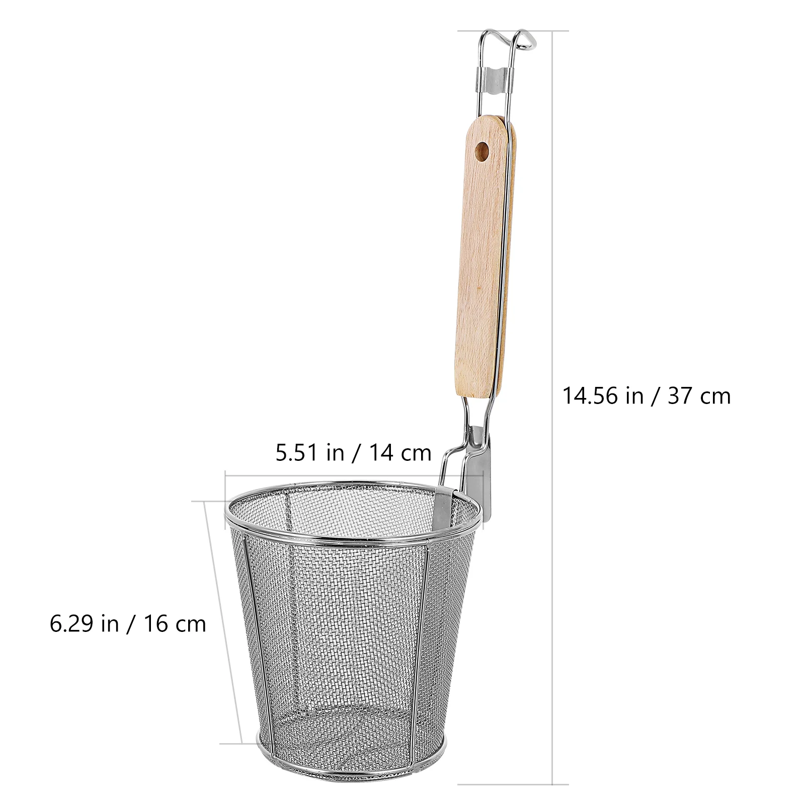 

Strainer Basket Noodle Mesh Skimmer Pasta Spoon Kitchen Fine Colander Pot Wire Hot Strainers Filter Dumpling Steel Stainless