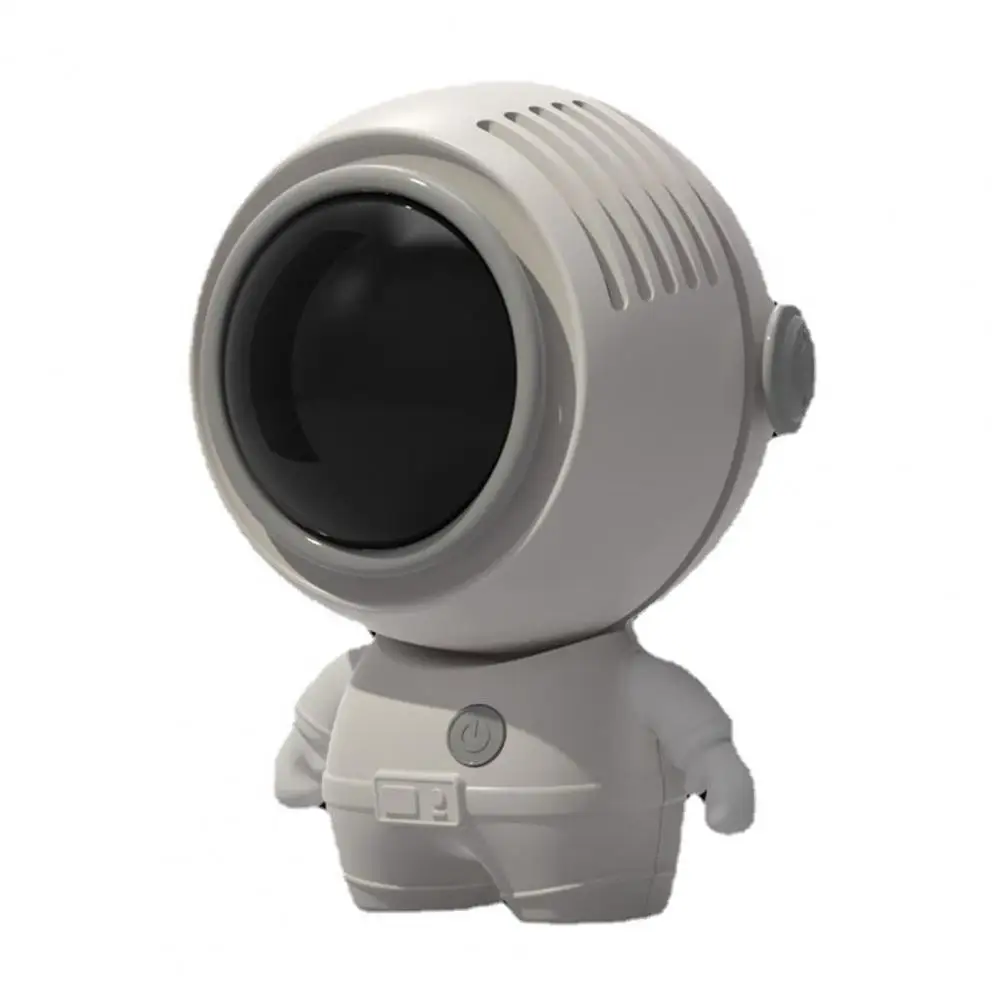 

1 Set Handheld Fan Creative Shape Rechargeable ABS USB Cartoon Astronaut Shaped Pocket Fan for Summer