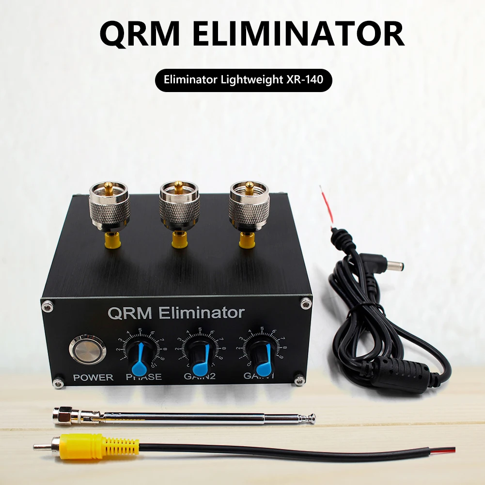 

Professional XR-140 QRM Eliminator X-Phase HF Bands Built-in PTT Control Aluminum Alloy Case for Radio TV Broadcast Equipments