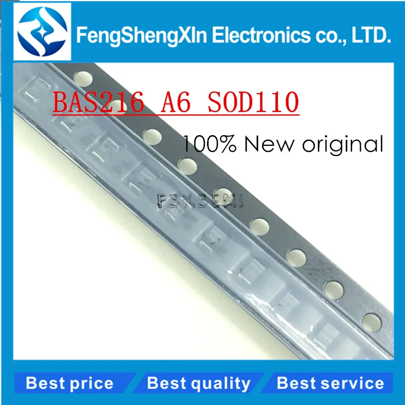 

100pcs/lot New original BAS216 A6 SOD110 Patch high-speed switching diode