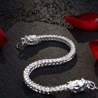 anglang elegant women fashion charm bracelets with dragon design adjustable chain bracelet wedding jewelry accessories