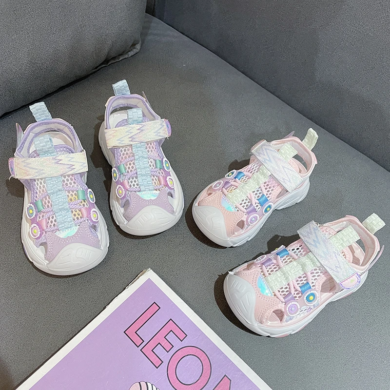 

Summer Boys And Girls Baotou Beach Sports Sandals Non-Slip Anti-Collision Soft Comfortable Breathable Casual Children's Shoes