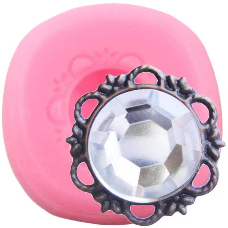 Круглые силиконовые формы с драгоценными камнями ювелирные изделия глина из