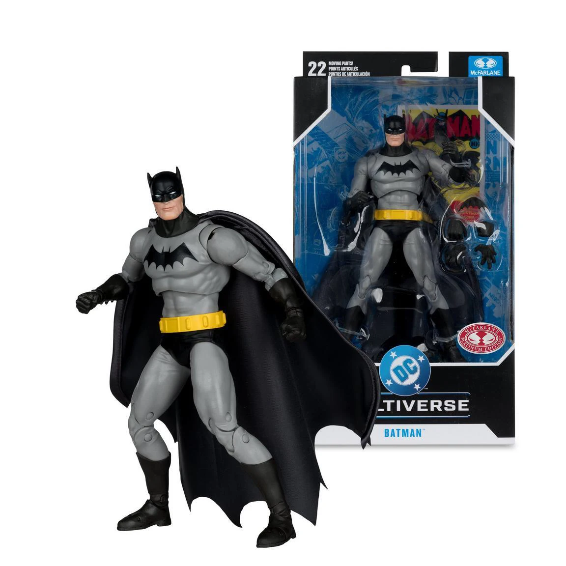 Фигурка McFarlane Toys DC Multiverse Бэтмен: Золотой век, издание Red Platinum, 7 дюймов, модель-кукла, гаражный набор для сборки (art.: 3920da79eacea) - 3920da79eacea