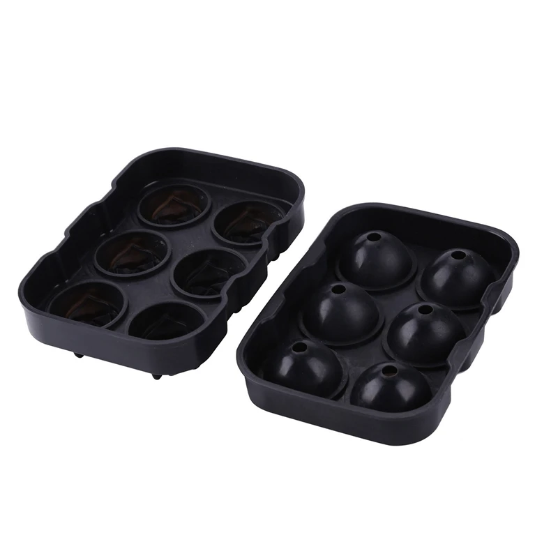 

Ice-Cube Tray, 2 Inch Rose Ice-Cube Trays With Covers, 6 Cavity Silicone Rose Ice Ball Maker, Easy Release Ice-Cube
