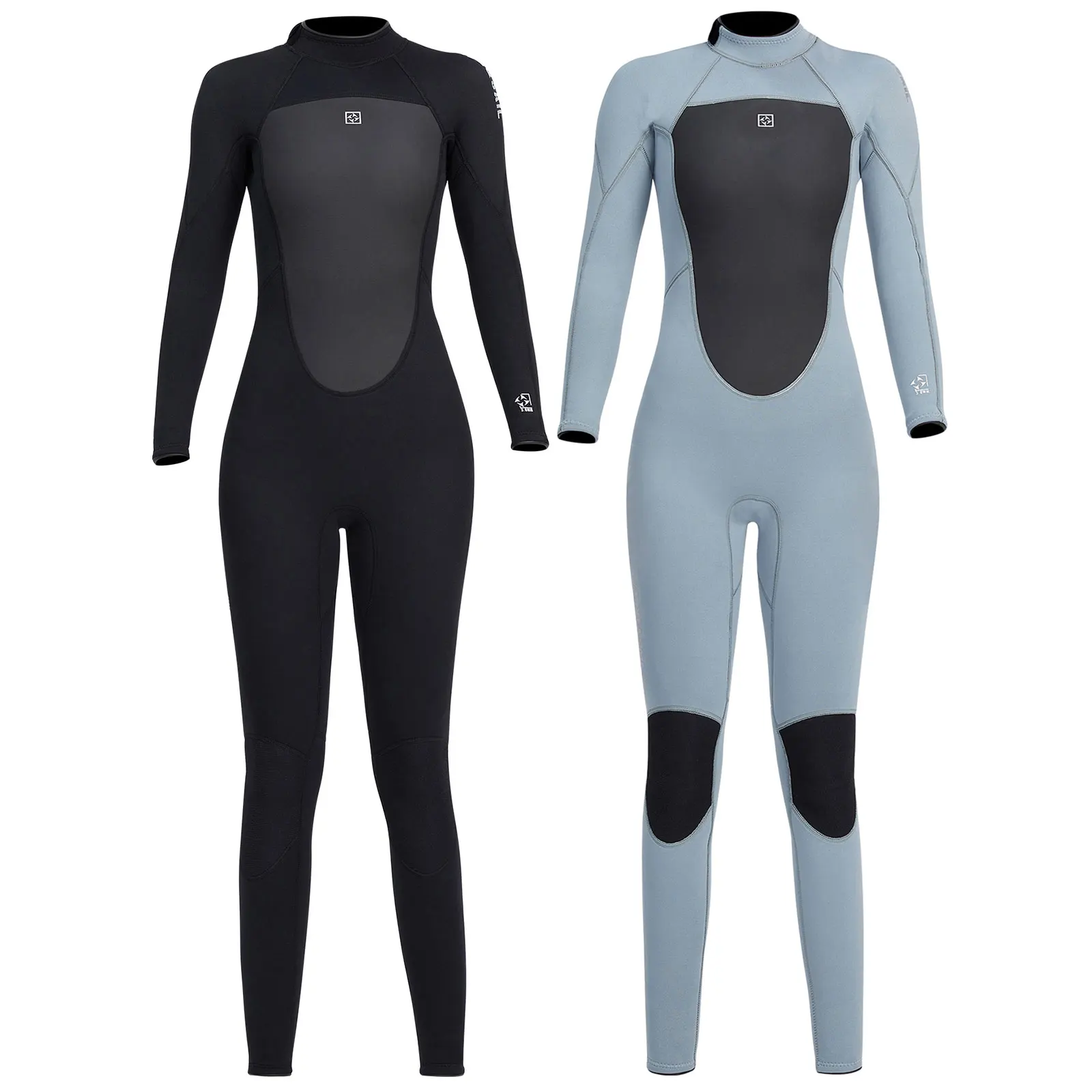 

3mm Neoprene Wetsuits Long Sleeve Keep Warm Full Scuba Diving Suits for Women Snorkeling Surfing Swimwear