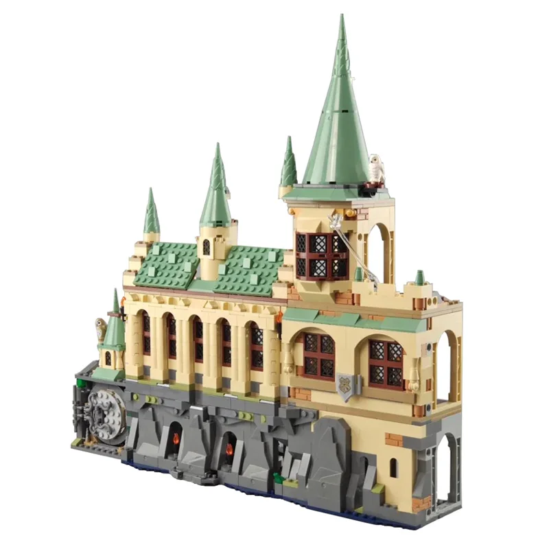 

New Chamber Of Secrets And Great Hall Building Blocks Assembling Construction Brick Architecture 76389 75969 Toys For Kids Set