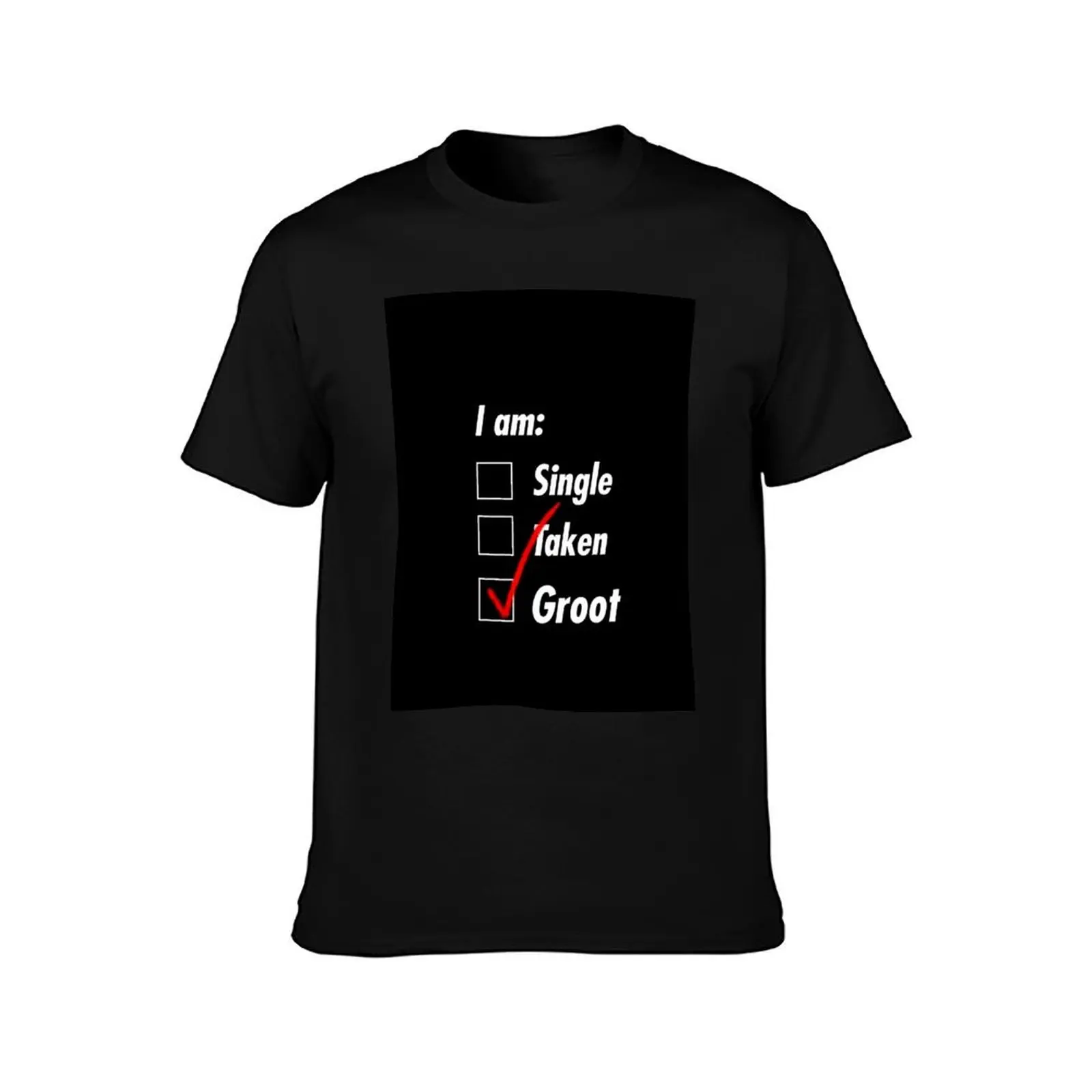 Футболка Single Taken Groot с графикой модные рубашки футболка аниме спортивные фанаты