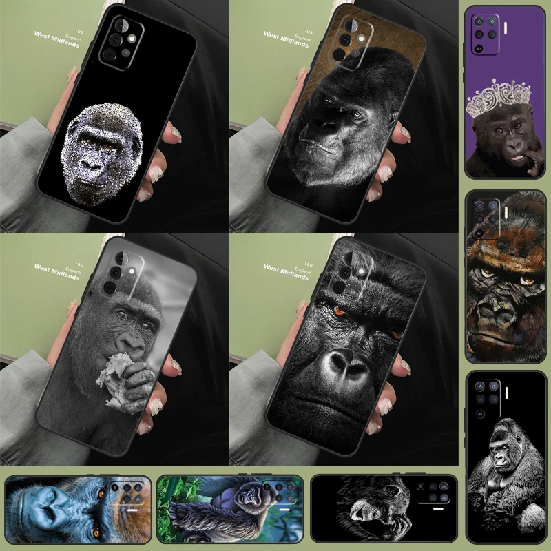 Чехол с рисунком обезьяны для Samsung Galaxy A54 A34 A14 A13 A33 A53 A73 A12 A22 A32 A52 A51 A71 A50 A70