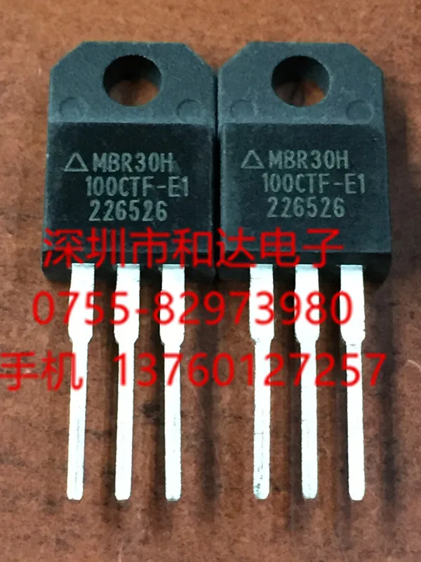 

5 шт.-10 шт. MBR30H100CTF TO-220F Новый и оригинальный в наличии