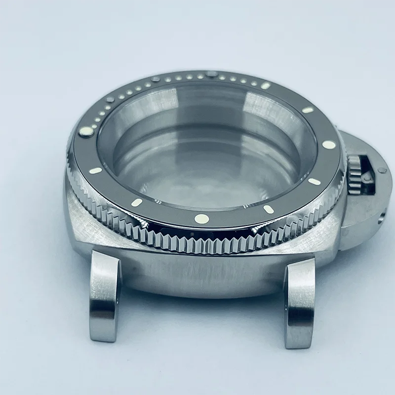 Watch Modify Parts Solid 42mm Stainless Steel Sapphire Glass Watch Case Suitable For NH35/36 Automatic Movement 200m Waterproof enlarge
