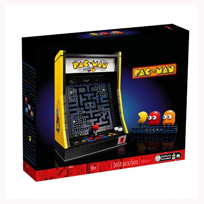 

С оригинальной коробкой Pac-Man аркадный шкаф совместимые значки 10323 Модель Строительный блок 2651 шт. сборные кирпичи игрушка для детей Подарки