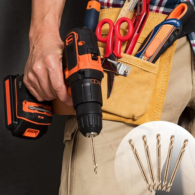 Кобальтовые сверла дюйма 30 шт. двухсторонние кобальтовые для закаленной стали