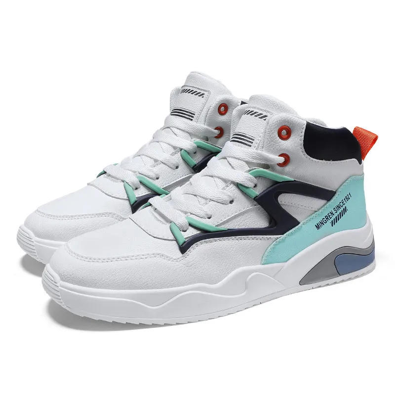 

Мужские кроссовки на высокой платформе, белые брендовые кроссовки с вулканизированной подошвой, весна-осень 2022