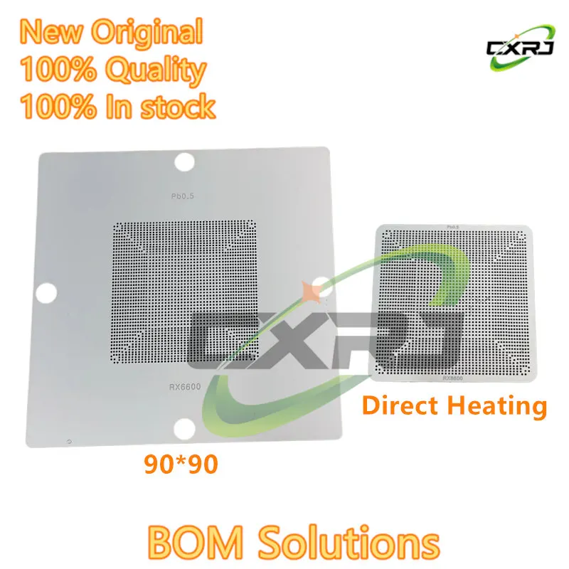 Трафарет с прямым нагревом 90*90 мм RX6600XT RX6750XT 215-130000165 215-130000026 215-130000116 215-130000006 215-130000136