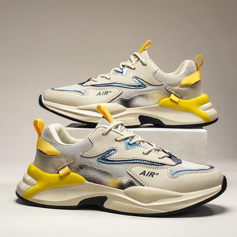 

2023 Autumn New Men Sneakers Fashion Breathable Mesh Casual Sport Shoes Street Cool Athletic Shoes