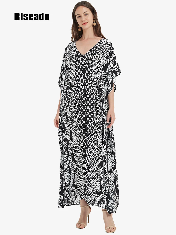 

Новинка, Пляжная накидка, женское длинное платье, кафтан 2023, Летняя женская одежда, пляжная одежда, купальник со змеиным принтом